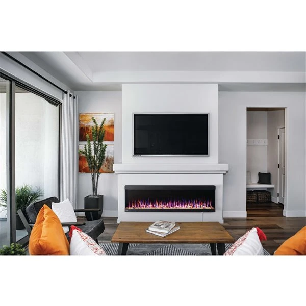 Napoleon Trivista Pictura 60-in 3-Sided Wallmount Electric Fireplace 6 Napoleon Trivista Pictura 60-in 3-Sided Wallmount Electric Fireplace - Image 4