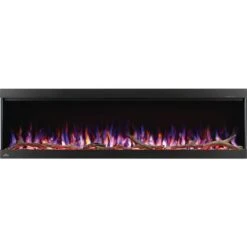 Napoleon Trivista Pictura 60-in 3-Sided Wallmount Electric Fireplace