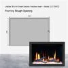 Litedeer Homes LiteStar 31-in W Black Fan-Forced Electric Fireplace Insert -Imperial Fireplace Shop 331063527 AlternateImage4 l