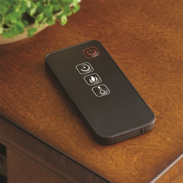 Pleasant Hearth Salina 54-in W Merlot Fan-Forced Electric Fireplace 5 Pleasant Hearth Salina 54-in W Merlot Fan-Forced Electric Fireplace - Image 3