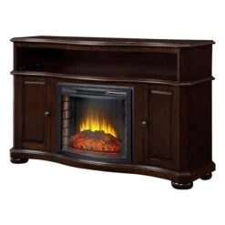 Pleasant Hearth Salina 54-in W Merlot Fan-Forced Electric Fireplace 11 Pleasant Hearth Salina 54-in W Merlot Fan-Forced Electric Fireplace -Imperial Fireplace Shop 331064380 MainImage 001 l
