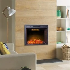 CASAINC 35.63-in Black LED Electric Fireplace -Imperial Fireplace Shop 331064464 AlternateImage6 l