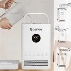 Costway 3.5 L Tabletop Cool 3-Level Mist Humidifier For 151-400-sq. Ft. Room -Imperial Fireplace Shop 331065369 AlternateImage3 l