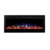 Flamehaus 84-in Black LED Electric Fireplace Insert -Imperial Fireplace Shop 331066628 MainImage 001 l