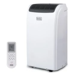 Black & Decker BLACK+DECKER 7700 BTU DOE (14,000 BTU ASHRAE) 115-Volt White Portable Air Conditioner