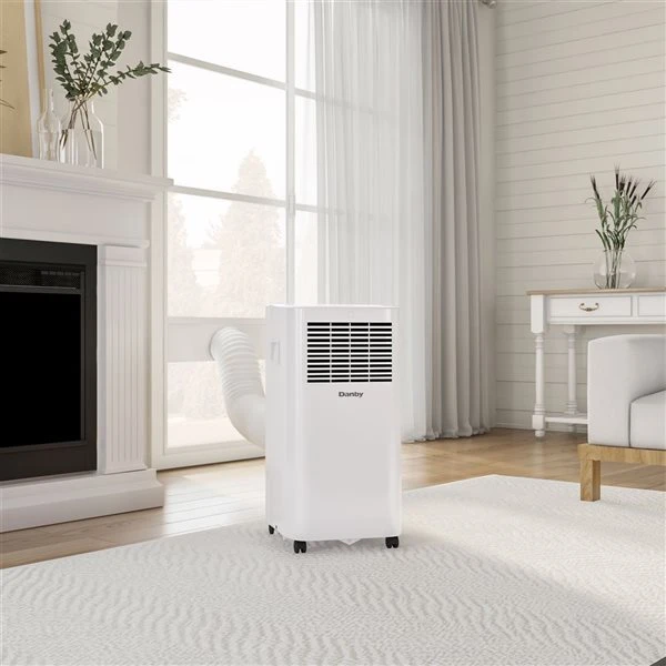 Danby 9,000 BTU (5,000 SACC) 115-volt White Portable Air Conditioner 4 Danby 9,000 BTU (5,000 SACC) 115-volt White Portable Air Conditioner - Image 2