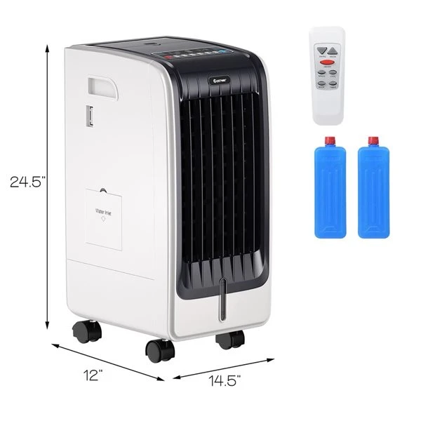 Costway Evaporative Air Cooler Portable Fan Conditioner Cooling 3-Speed 500CFM 7 Costway Evaporative Air Cooler Portable Fan Conditioner Cooling 3-Speed 500CFM - Image 5