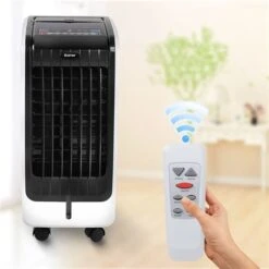 Costway Evaporative Air Cooler Portable Fan Conditioner Cooling 3-Speed 500CFM 10 Costway Evaporative Air Cooler Portable Fan Conditioner Cooling 3-Speed 500CFM -Imperial Fireplace Shop 332007813 AlternateImage2 l
