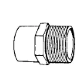 Plumbing N Parts 0.5-in W Copper Male Adapter, Pack Of 10