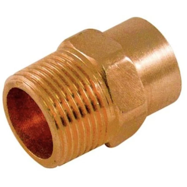 Plumbing N Parts 0.5-in W Copper Male Adapter, Pack Of 10 4 Plumbing N Parts 0.5-in W Copper Male Adapter, Pack Of 10 - Image 2