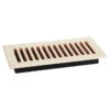 Legacy Unfinished Wooden Vent Floor Register - Natural Maple - Sanded - 4-in W X 10-in L -Imperial Fireplace Shop 39815010 L