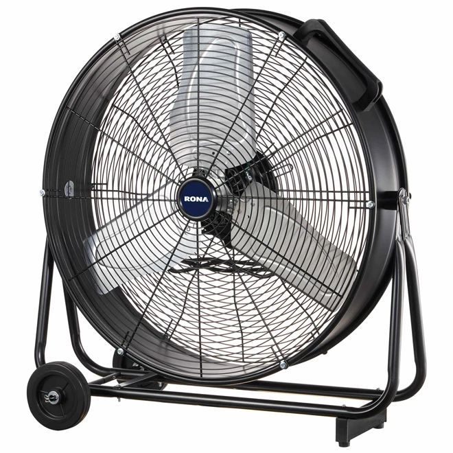 Utilitech 24-in 2-Speed Commercial Floor Fan - Black 4 Utilitech 24-in 2-Speed Commercial Floor Fan - Black - Image 2