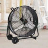 Utilitech 24-in 2-Speed Commercial Floor Fan - Black -Imperial Fireplace Shop 43115002b L