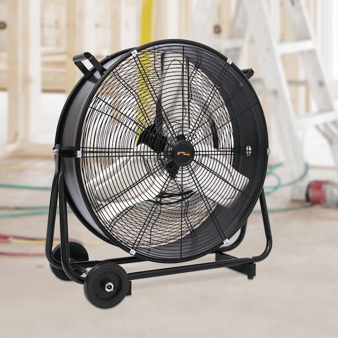 Utilitech 24-in 2-Speed Commercial Floor Fan - Black 3 Utilitech 24-in 2-Speed Commercial Floor Fan - Black