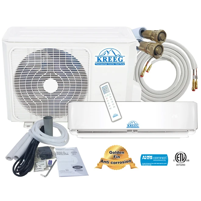 Kreeg Outdoor Wall-Mounted Heat Pump - 12,000 BTU - 25-ft Pre-Charged Pipe 4 Kreeg Outdoor Wall-Mounted Heat Pump - 12,000 BTU - 25-ft Pre-Charged Pipe - Image 2