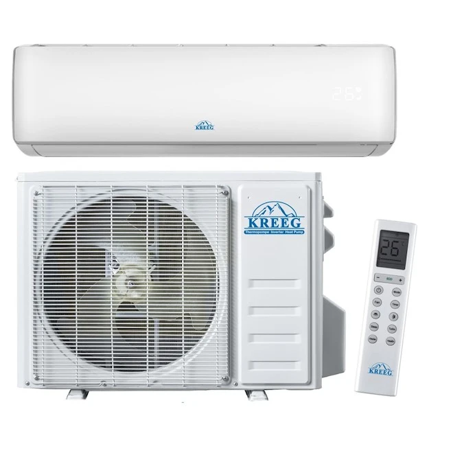 Kreeg Outdoor Wall-Mounted Heat Pump - 12,000 BTU - 25-ft Pre-Charged Pipe 6 Kreeg Outdoor Wall-Mounted Heat Pump - 12,000 BTU - 25-ft Pre-Charged Pipe - Image 4