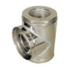 Supervent Chimney Tee With Tee Plug - Stainless Steel - Insulated - 7-in Dia -Imperial Fireplace Shop 69785147 L