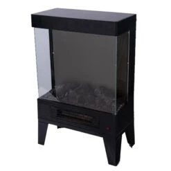 Style Selections 1500 W Electric Fireplace - 3-Side Full Glass - 5,100-BTU - 24-in H X 11.6-in W X 7.9-in D -Imperial Fireplace Shop 72495000b L