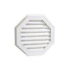 Duraflo 22-in White Plastic Octagon Gable Vent 2 Duraflo 22-in White Plastic Octagon Gable Vent -Imperial Fireplace Shop 8497021 L