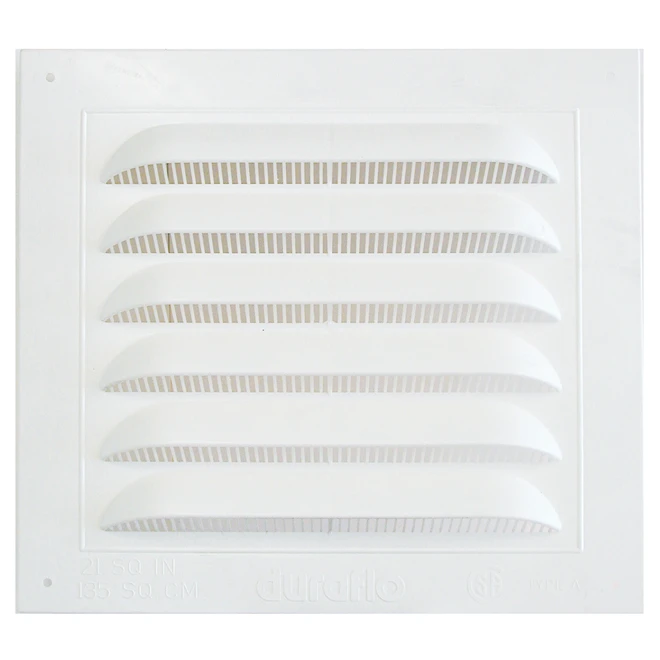 Duraflo 8-in X 8-in Standard Rectangular Gable Vent 3 Duraflo 8-in X 8-in Standard Rectangular Gable Vent
