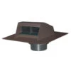 Canplas Duraflo Bathroom Exhaust Vent With Flapper - Brown - Plastic - 12.93-in L X 10.94-in W -Imperial Fireplace Shop 8497042 L